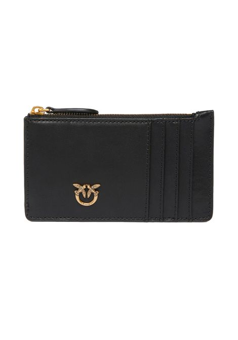 Portacarte Pinko donna 100251 A0F1 Z99Q  nero oro PINKO | Portafogli | 100251 A0F1Z99Q